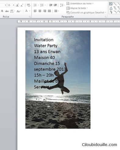 WEB Invitation Water Party
